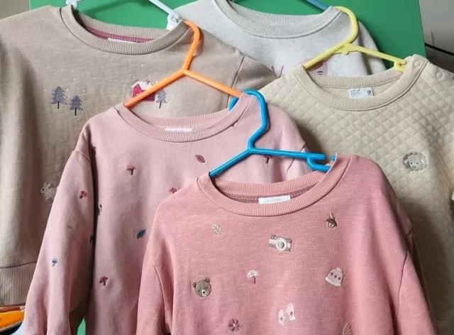 Kids Sweater Girl Bundle 5pcs Size 3 Purebaby Uniqlo Kid Good Condition