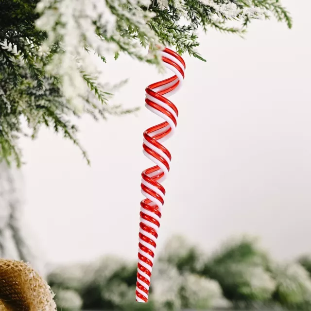 3D accrocheur canne à bonbons de Noël décoration suspendue arbre de Noël orn