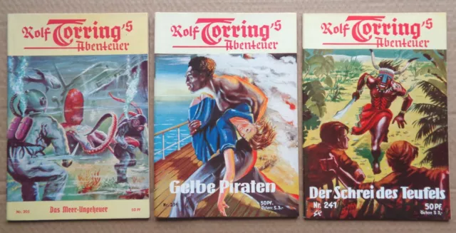 ROLF TORRING's Abenteuer   Nr. 205,234,241  (Zust. 0-1/1+)   -Nachkrieg-