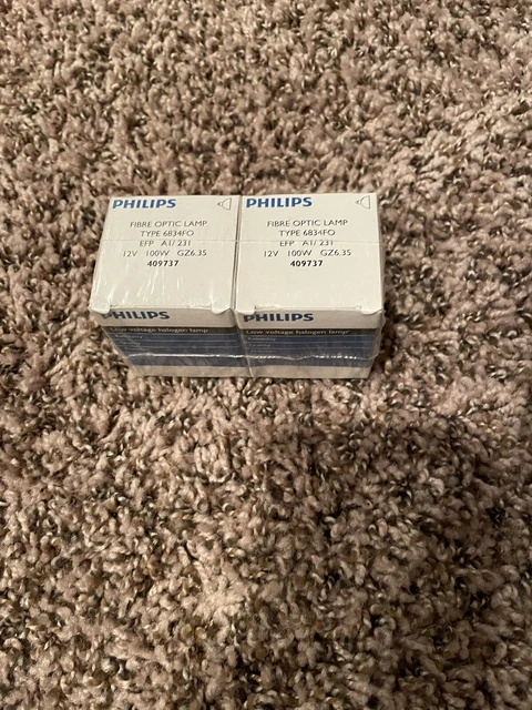 2 PHILIPS 6834FO Endoscope/Microscope Bulb EFP 12V100W GZ6.35 409737