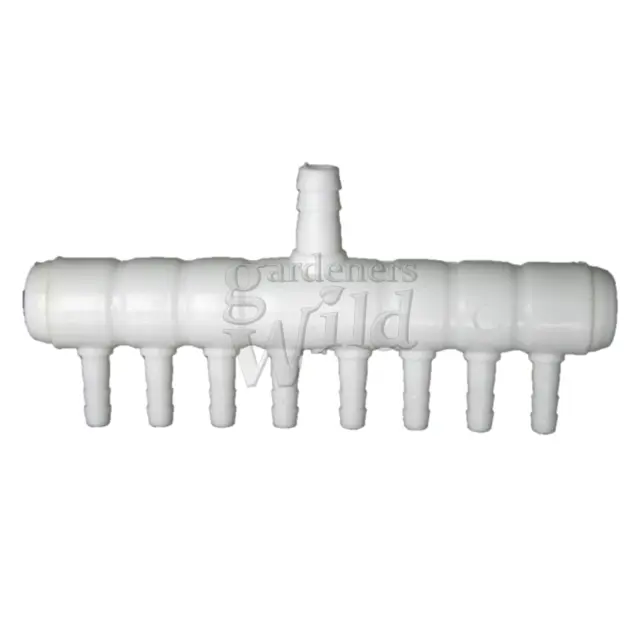 MANIFOLD-8 WAY 8-4mm splitter irrigation pipe fitting air nutrient hydroponic