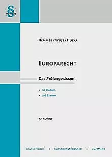 Europarecht (Skripten - Öffentliches Recht) von Hemmer, ... | Buch | Zustand gut