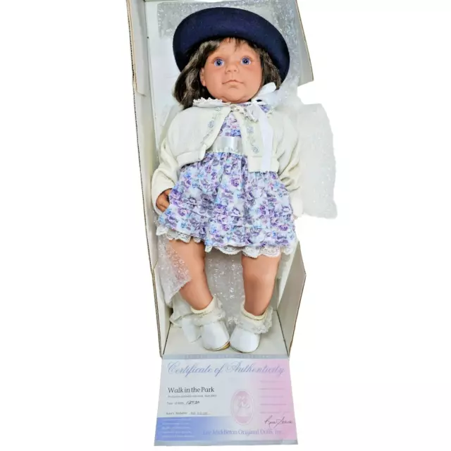 Boxed Lee Middleton Vinyl Baby Doll 21" Reva Schick Toddler Walk In The Park