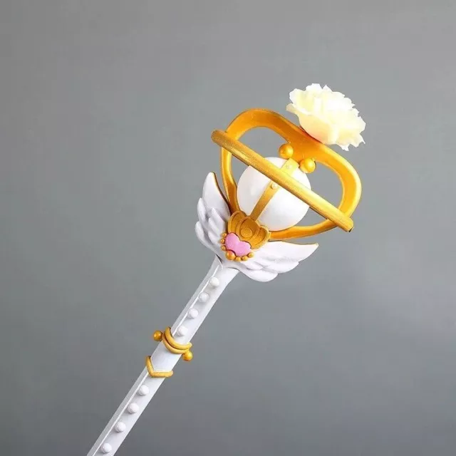 Anime Sailor Moon Tsukino Usagi Cosplay Prop PVC Magic Stick 160cm Detachable