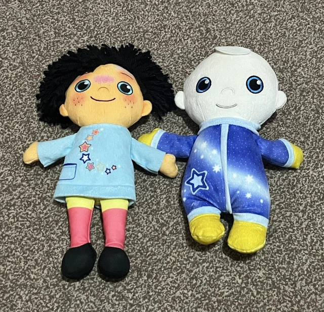 CBEEBIES HASBRO MOON And Me Soft Plush Pepi Nana And Moon Baby Talking
