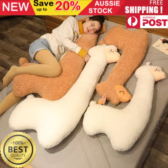 Baby Kids Giant Alpaca Llama Stuffed Plush Toy Soft Sleeping Pillow Large Gift