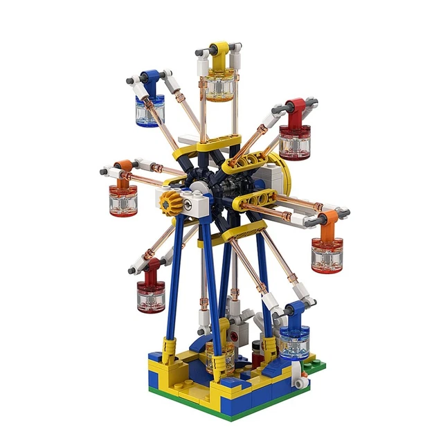 MOON RABBIT ROTATING Ferris Wheel Building Kit 360 PCS MOC Educational ...
