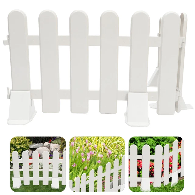 2 Pcs La Barrière Clôture De Jardin Pelouse Plante Décorations Salle Bain