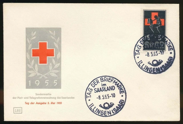 Saarland Nr. 360 auf Ersttagsbrief / FDC  #128201