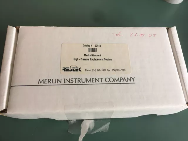 Restek 22818 Merlin high pressure Replacement Septum , part 410