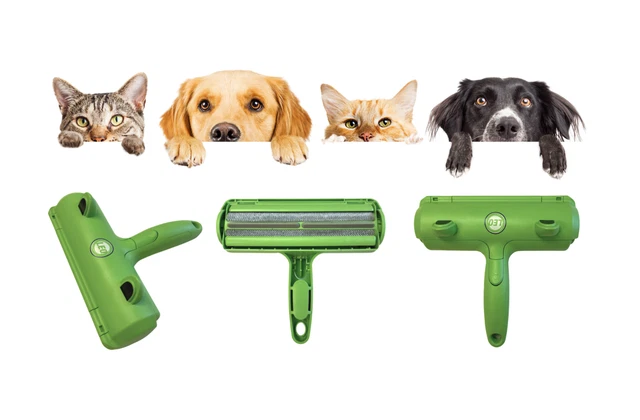 Leo Pet Hair Lint Roller - Self Cleaning Dog and Cat Hair Lint Remover, Lint Rem