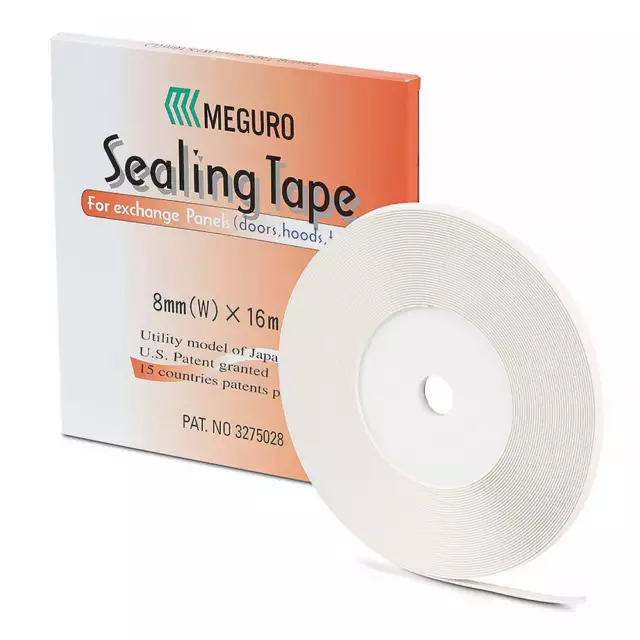 MEGURO Rubber Backed Automotive Seam Sealing Tape 8mm x 16m Roll