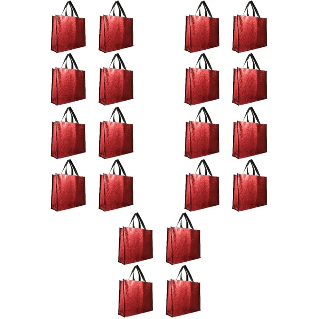 20 Pcs canvas tote bags bulk Sacs À Provisions À Main Sacs Non Tissés Grands Bac