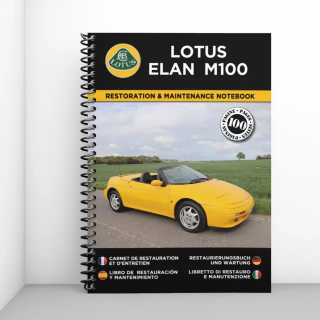 LOTUS ELAN M100 : Restaurierungsbuch & Wartung - KOSTENLOS VERSAND