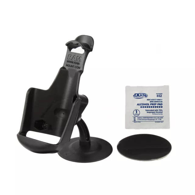 RAM Lil Buddy Adhesive Dash Mount for Garmin Rino 110, 120 & 130