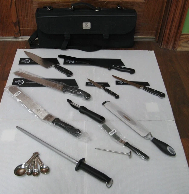 Mercer Culinary 11Pc. Chefs Knife Set With Bag