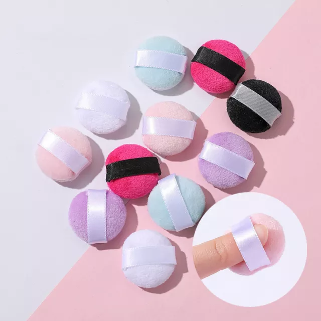 3/4/6Pcs Mini Powders Puff Facial Beauty Foundation Makeup Sponge Cosmetic ToEL