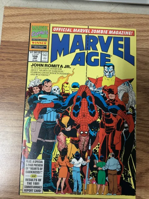Marvel Age Marvel Comic Vol.1 No.108  January 1992
