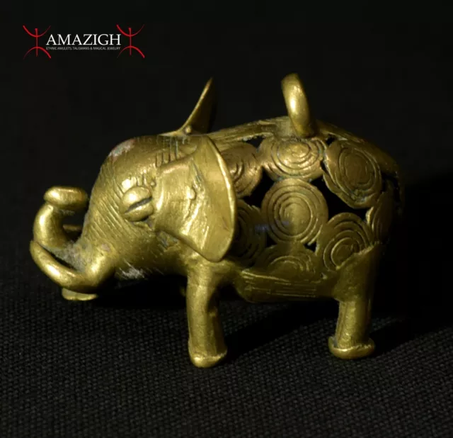 Beautiful Ashanti Amulet - Elephant - Ghana