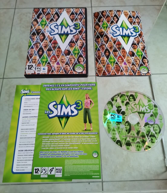 Lot Les Sims 3 Sur PC - Jeu De Base + 6 Extensions + 1 Kit - Bon état