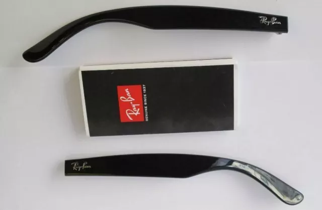 Ray ban 2132 New Wayfarer Tiges De Rechange Noir Brillant