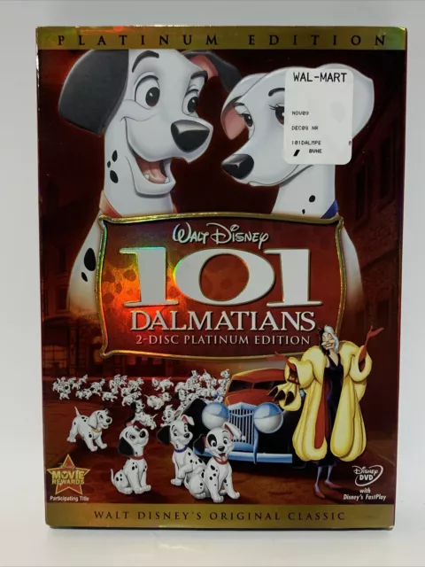 101 Dalmatians (DVD, 2008, 2-Disc Set, Platinum Edition)