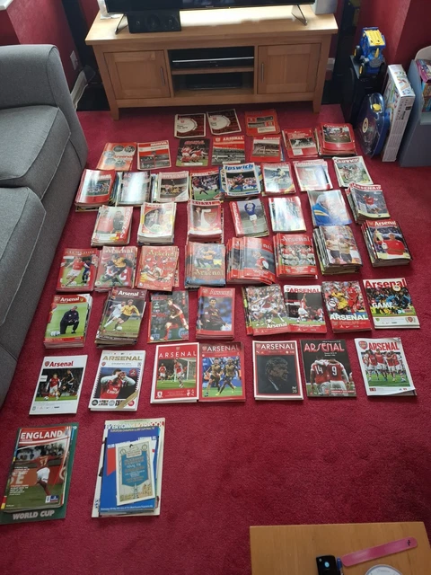 A COLLECTION OF Arsenal programmes ranging from 1968/69 upto 2022/22 £ ...