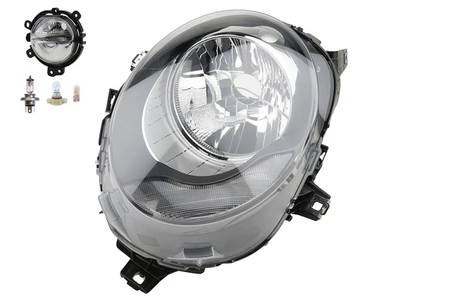 Johns Coppia Calotte Specchietti Retrovisori Nero Laccato Per Mini F54 F55 F56 F57 12/13-02/18