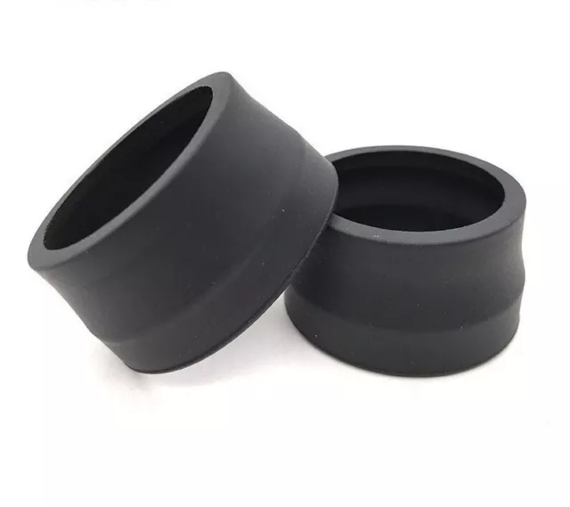 Foldable Pair Eyepiece Eye Cups Rubber Microscope Ocular Instrument  Accessories