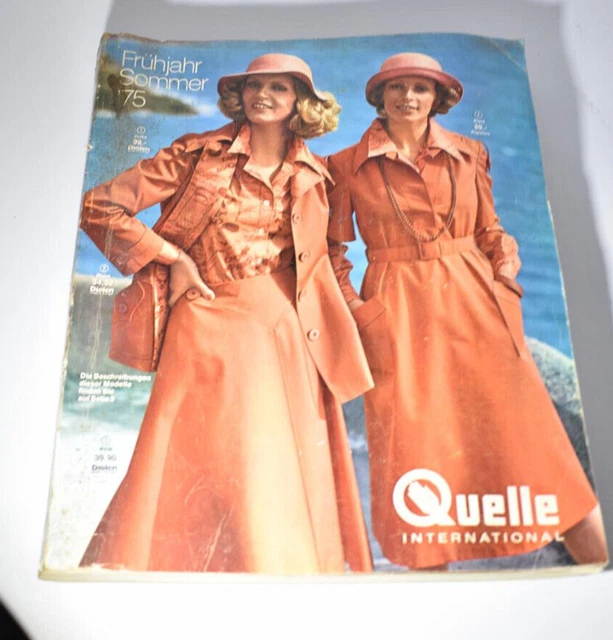 Quelle Katalog Frühjahr Sommer 1975, Versandhauskatalog 75 NR.1