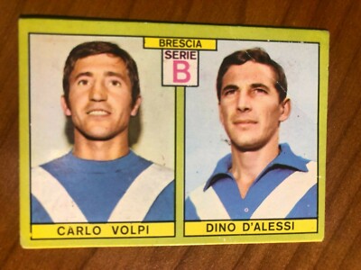 CALCIATORI PANINI 1969 70 D'ALESSI BRESCIA FL OTTIMA MAI ATTACCATA 