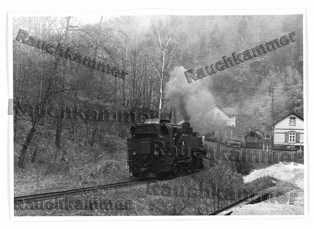 altes Baryt-Foto DR 99 1787-3 Ort unbek 70er Jahre - ca 10x15