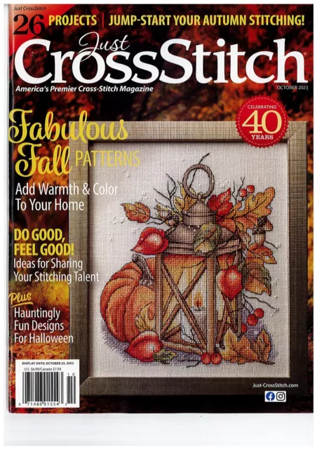 Just Cross Stitch Magazine October 2023