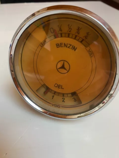 Compteur pression d'huile et niveau carburant Mercedes 170 W136 1938