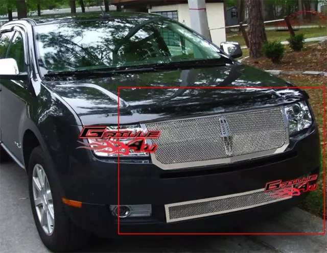 Fits 07-10 Lincoln MKX Stainless Steel Mesh Grille Combo