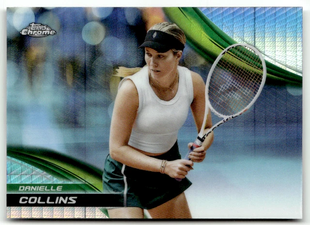 DANIELLE COLLINS 2026 Topps Chrome Tennis Blue Refractor 88/150