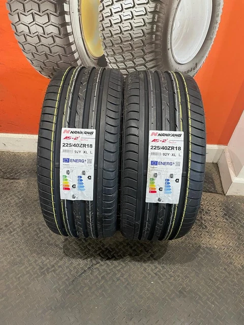 1 X 225/40 ZR18 Nankang AS 2+ Sportnex 92Y XL 225 40 18