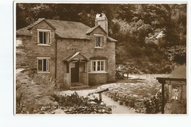 Postcard Lee iIfracombe Devon The Smugglers Cottage Real Photo