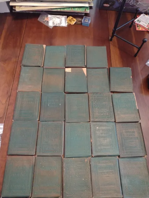 Lot 24 Little Leather Library Redcroft Edition Books Kipling Shakespeare ghosts
