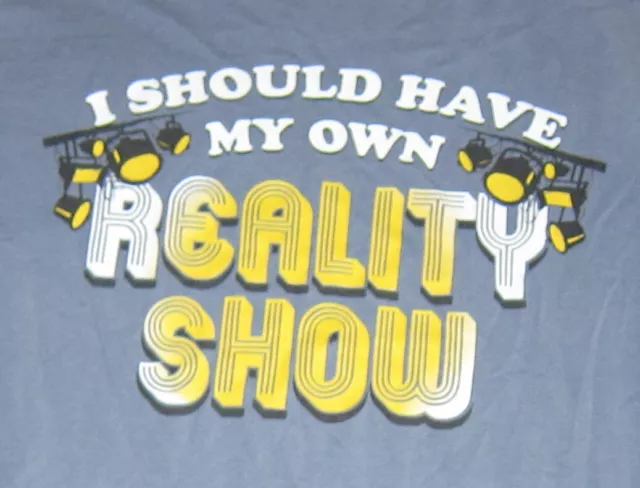 Boy Girl Own Reality TV Show SHIRT Youth Sz 8/10 Star Television Drama Actor