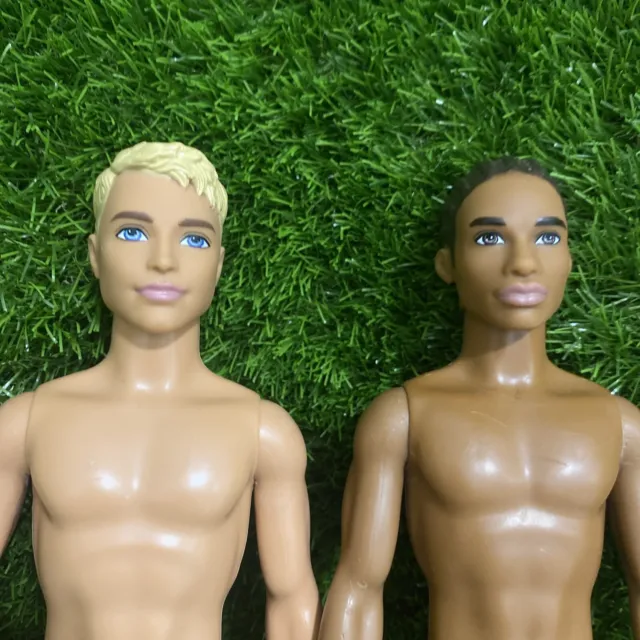 Ken Mattel Barbie Doll Bundle X2 Nude