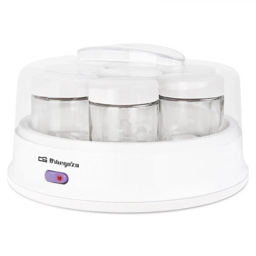 Yogurtera Orbegozo YU 2350 15W Blanco 7 Tarros Tapa