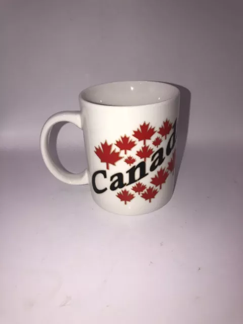 Canada Maple Leaf Mug Toronto Coffee Mug White Red Leafs Hot Chocolate Tea Cup 