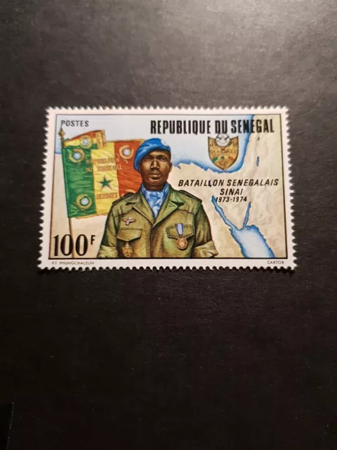 Briefmarke Senegal Forces Armeés N°416 Neu Ohne Gummierung 1975