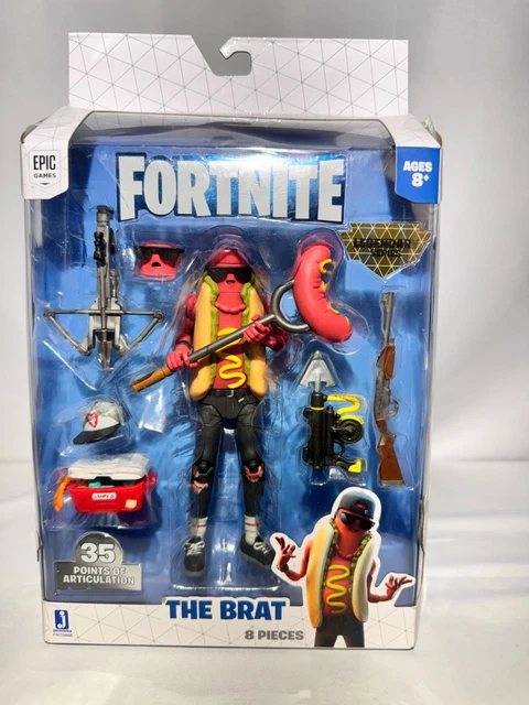 FORTNITE LEGENDARY SERIES “The Brat” Action Figure – 8 Pieces – 35