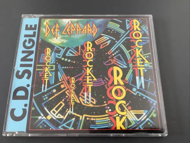 Def Leppard - Rocket UK 1988 3-track CD single LEPCD6 LIKE NEW.L1