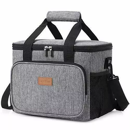 Lifewit Large Lunch Bag 24-Can 15L Insulated Lunch Box Soft Cooler Cooling To...