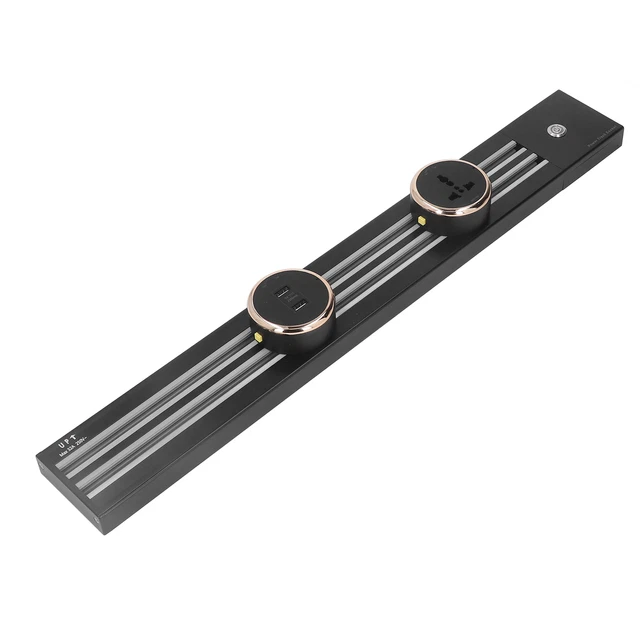 Presa binario rimovibile a parete doppio slot binario 60 cm e 3 adattatori 250 VAC