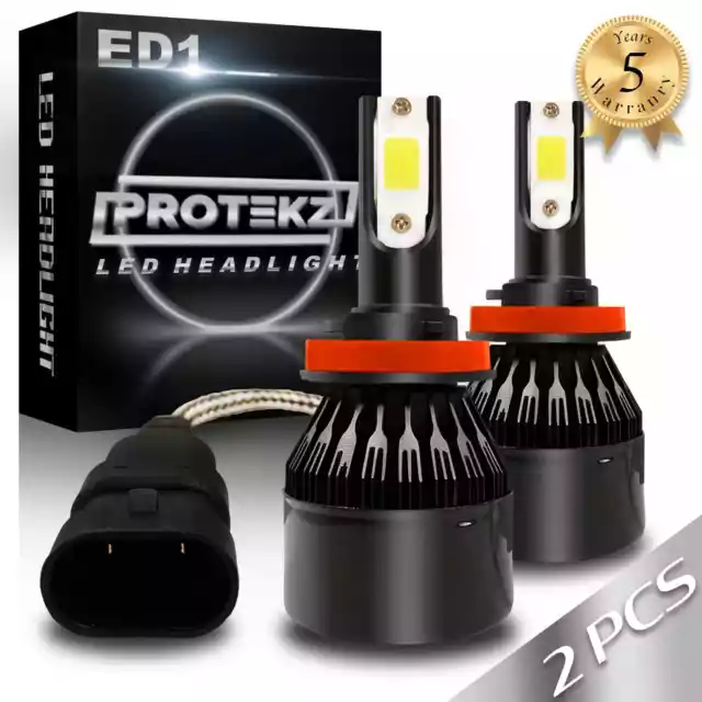 LED Headlight Protekz Kit High 9005 6000K Bulbs for 2006-2013 Suzuki GRAND VITAR