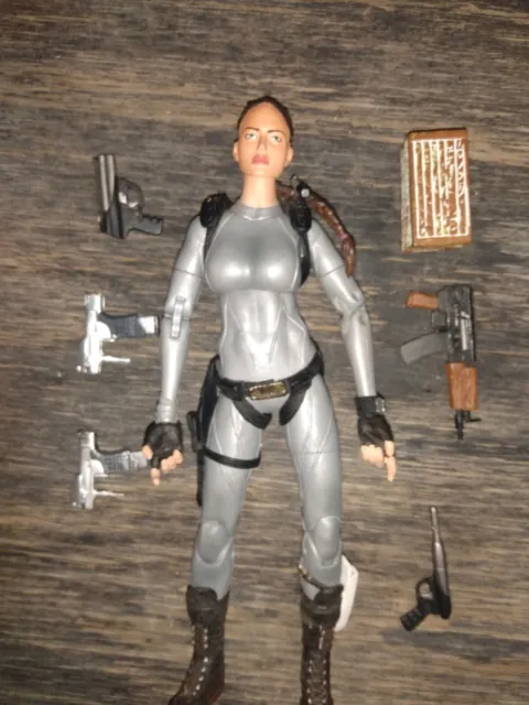 SOTA Tomb Raider Cradle of Life Lara Croft in grey Wetsuit figure Angelina Jolie